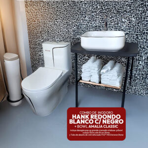 HANK REDONDO BLANCO CNEGRO + BOWL AMALIA CLASSIC