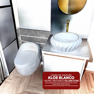 KLOE BLANCO STONE + BOWL REDONDO OLLINS STAR