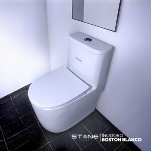 INODORO ONE PIECE MINIMALISTA BOSTON BLANCO STONE