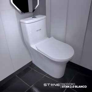 INODORO ONE PIECE MINIMALISTA STAN 2.0 BLANCO STONE