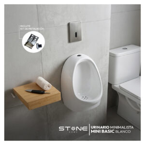 URINARIO MINIMALISTA MINI BASIC BLANCO STONE